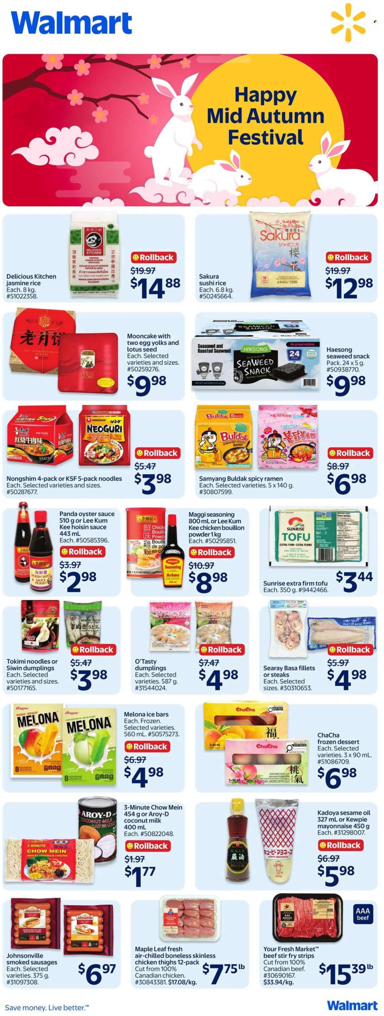 Circulaire Walmart  - 27 Août 2026 - 23 Septembre 2026. Page 2