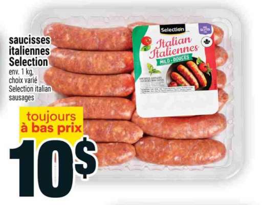 saucisses italiennes Selection