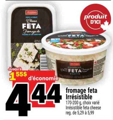 fromage feta Irrésistible