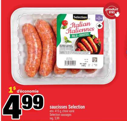 SAUCISSES SELECTION