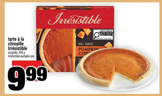 tarte à la citrouille Irrésistible