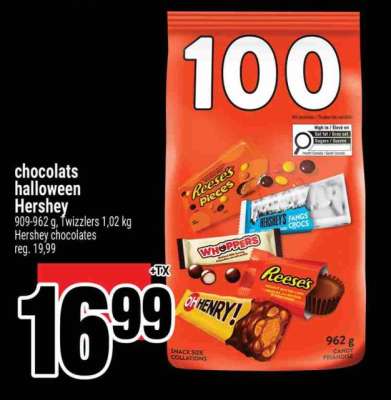 chocolats halloween Hershey