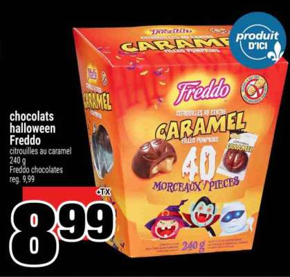 chocolats halloween Freddo
