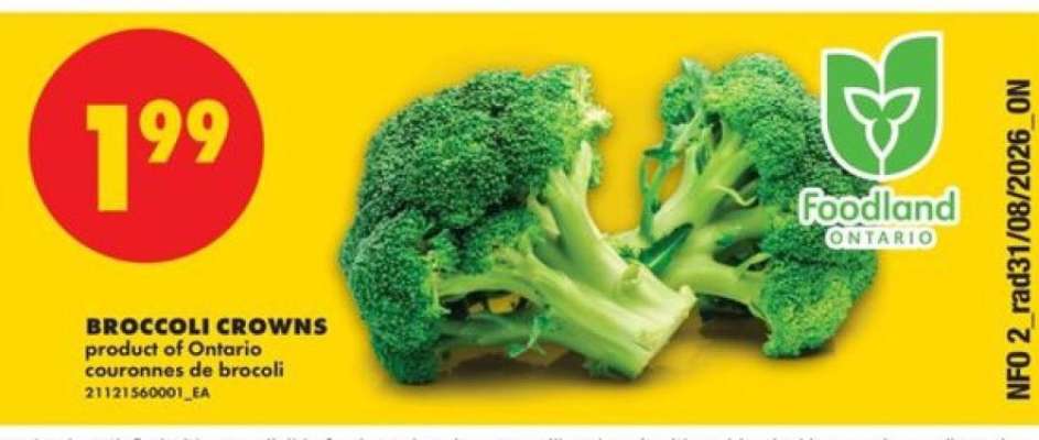 BROCCOLI CROWNS