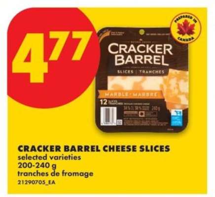 Cracker Barrel Cheese Slices