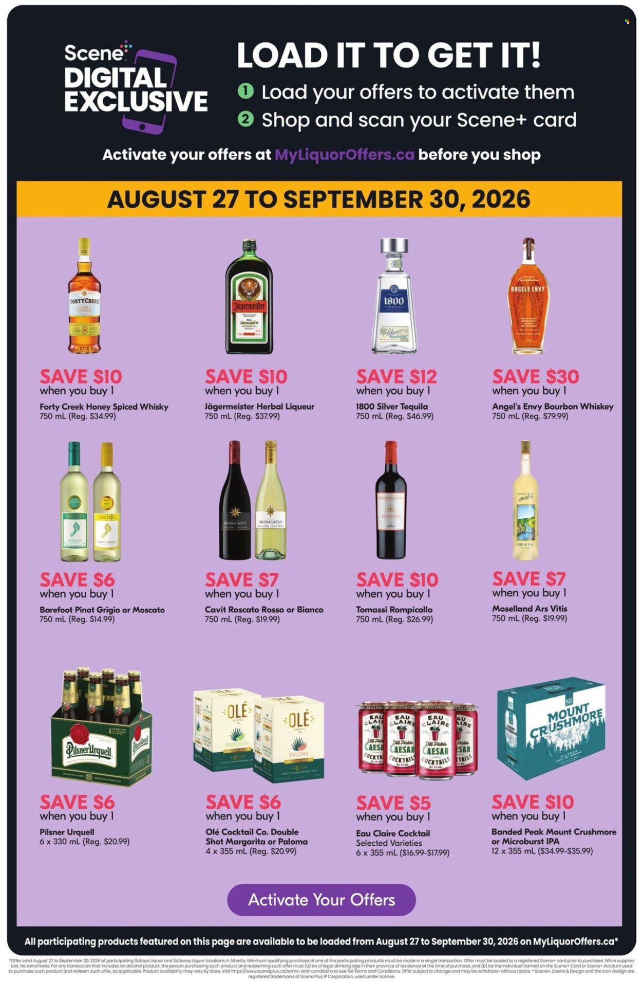 Circulaire Sobeys Liquor  - 03 Septembre 2026 - 09 Septembre 2026. Page 10