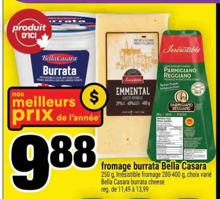 FROMAGE BURRATA BELLA CASARA