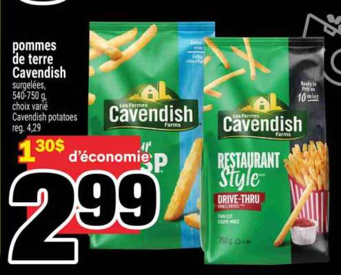 POMMES DE TERRE CAVENDISH