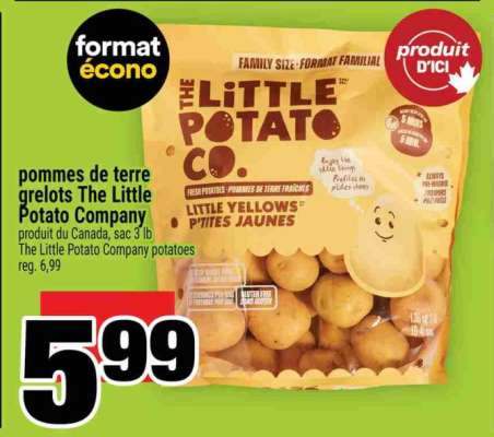 POMMES DE TERRE GRELOTS THE LITTLE POTATO COMPANY
