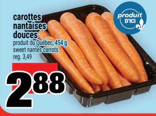 CAROTTES NANTAISES DOUCES