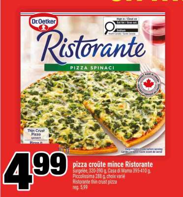 PIZZA CROÛTE MINCE RISTORANTE