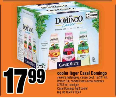 cooler léger Casal Domingo
