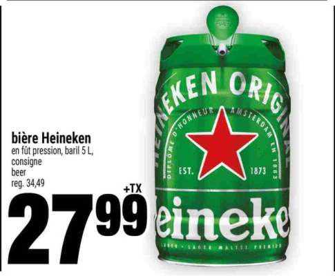 BIÈRE HEINEKEN