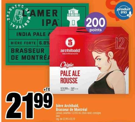 bière Archibald, Brasseur de Montréal