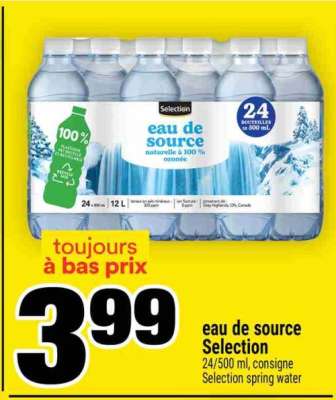 EAU DE SOURCE SELECTION