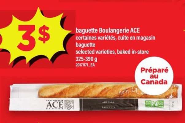 Baguette Boulangerie Ace