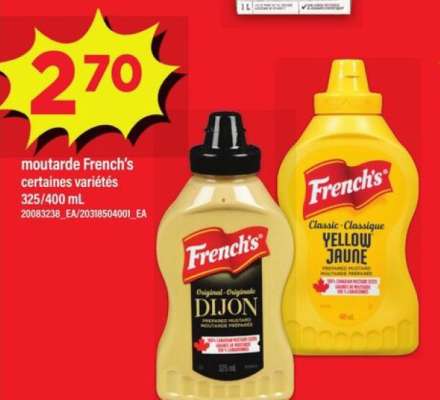 MOUTARDE FRENCH'S