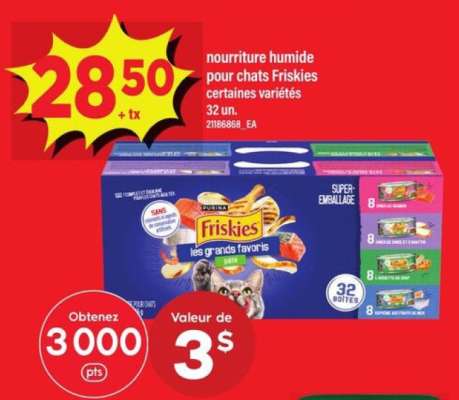 nourriture humide pour chats Friskies
