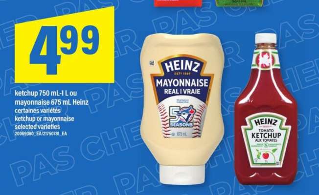 Heinz Ketchup or Mayonnaise