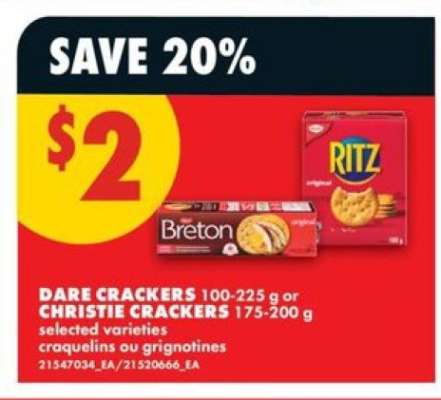 Dare Crackers or Christie Crackers