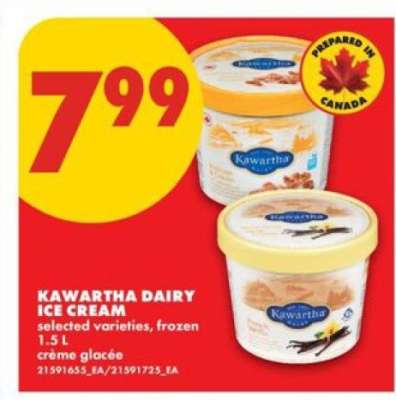 Kawartha Dairy ice cream