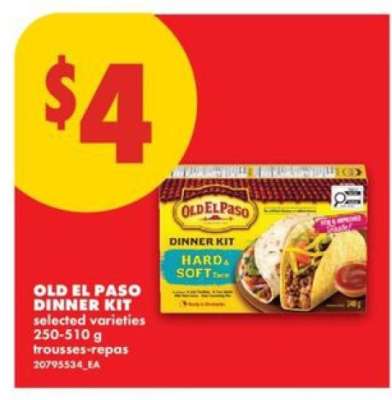 OLD EL PASO DINNER KIT