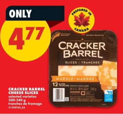 Cracker Barrel Cheese Slices