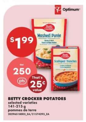 BETTY CROCKER POTATOES