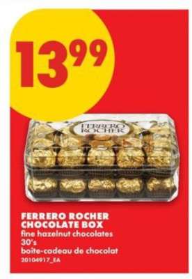 Ferrero Rocher chocolate box