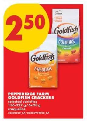 PEPPERIDGE FARM GOLDFISH CRACKERS