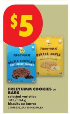 FREeyumm Cookies or Bars