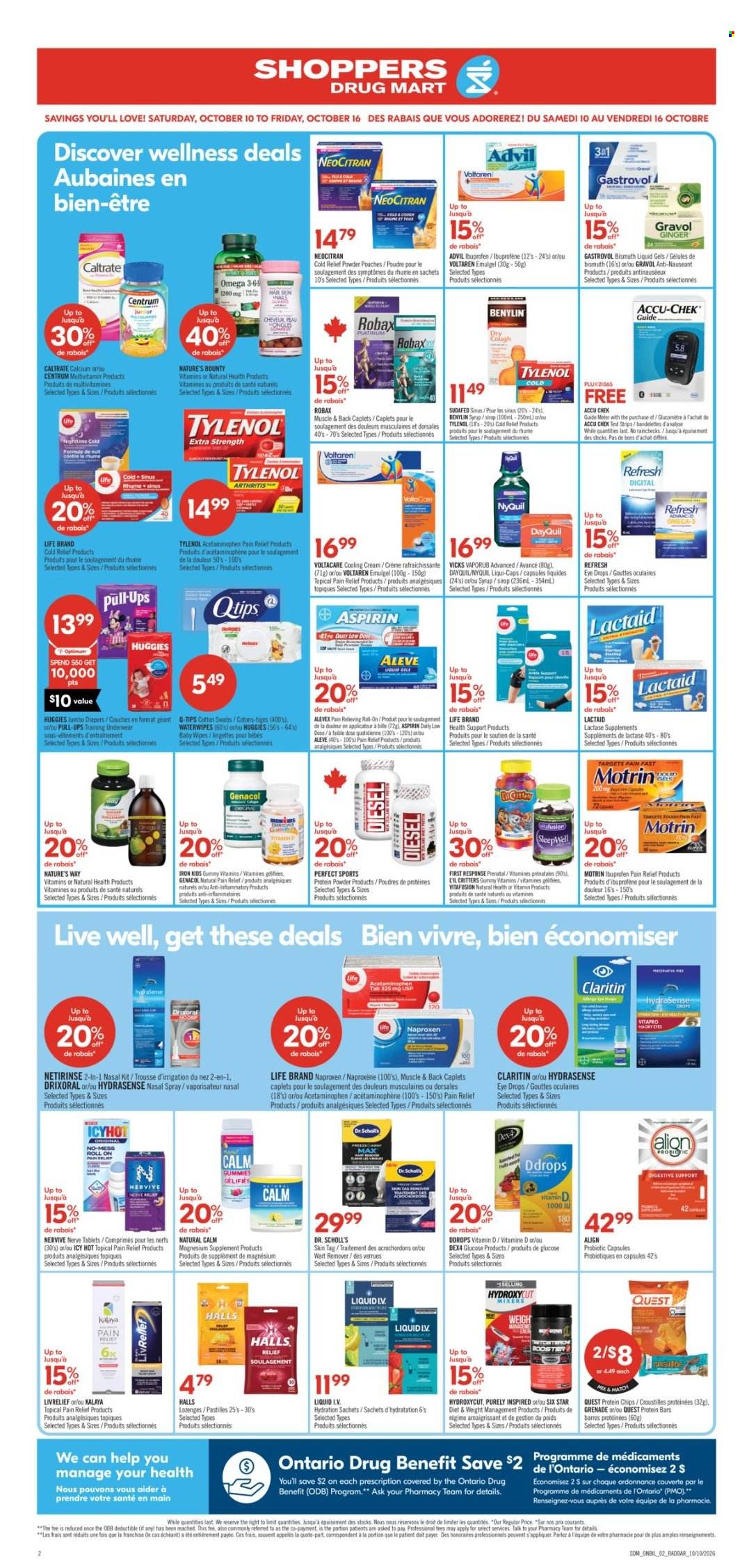 Circulaire Shoppers Drug Mart  - 09 Octobre 2026 - 15 Octobre 2026. Page 4