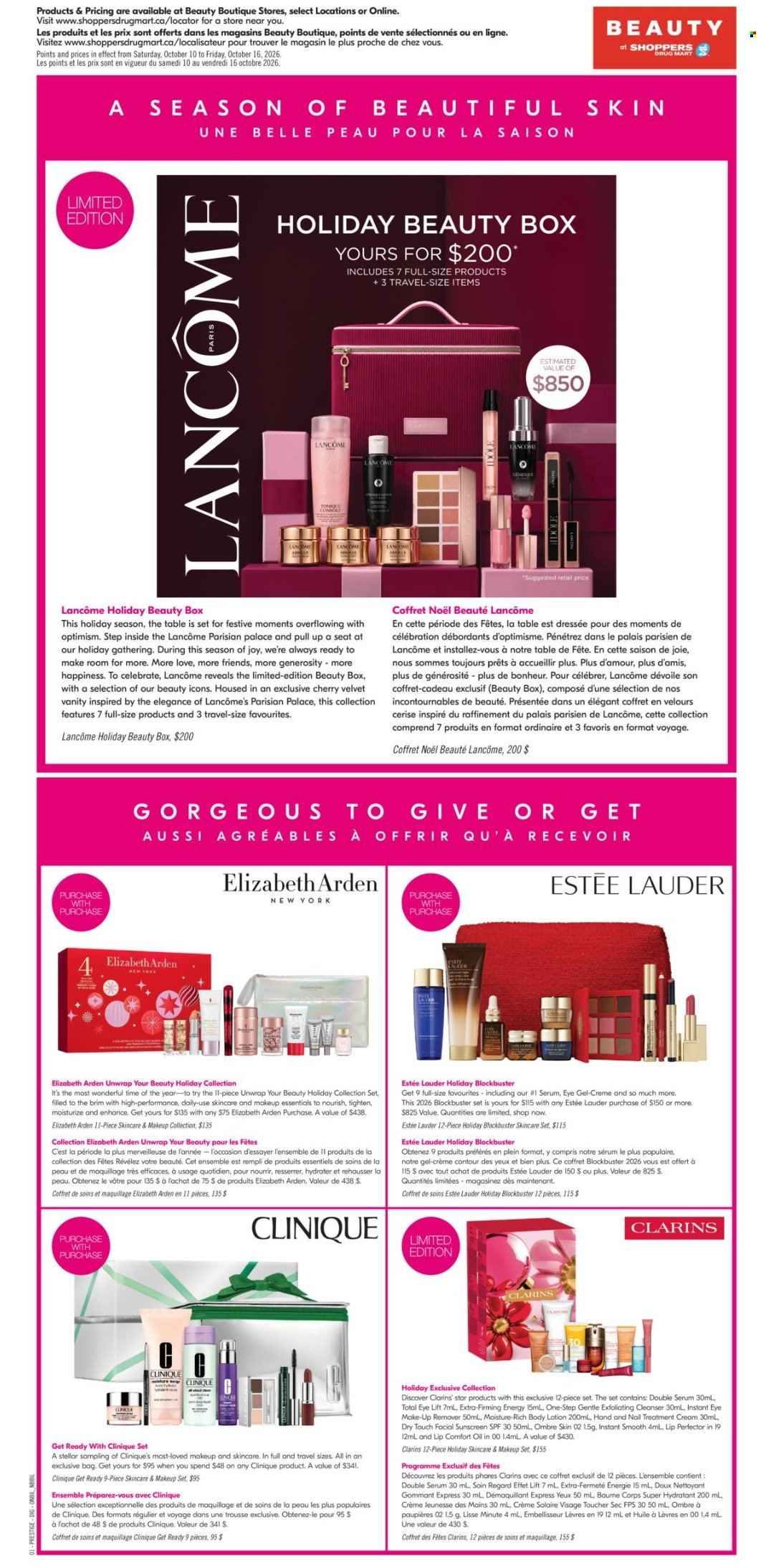 Circulaire Shoppers Drug Mart  - 09 Octobre 2026 - 15 Octobre 2026. Page 10