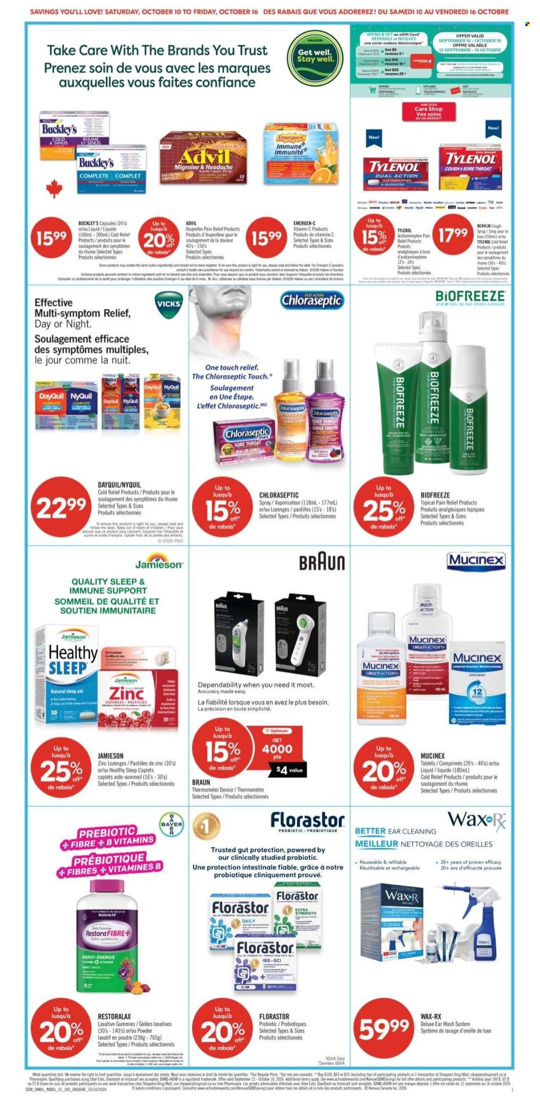 Circulaire Shoppers Drug Mart  - 09 Octobre 2026 - 15 Octobre 2026. Page 13