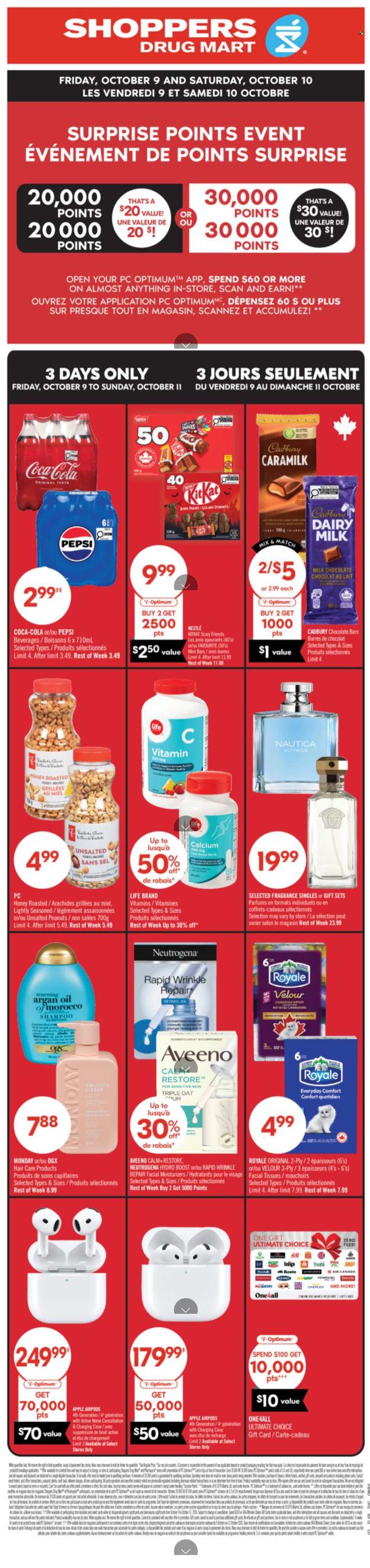 Circulaire Shoppers Drug Mart  - 09 Octobre 2026 - 11 Octobre 2026. Page 1