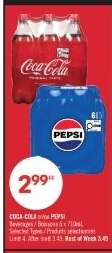 COCA-COLA or PEPSI