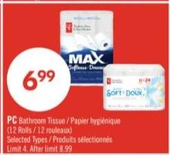 PC Bathroom Tissue / Papier hygiénique