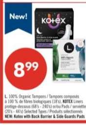 Kotex with Back Barrier & Side Guards Pads