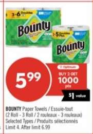 BOUNTY Paper Towels / Essuie-tout