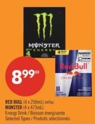 RED BULL / MONSTER