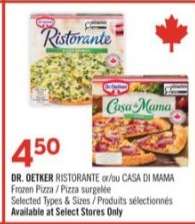 DR. OETKER RISTORANTE or/ou CASA DI MAMA