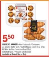 FARMER'S MARKET BUTTER CROISSANTS