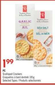 PC SCALLOPED CRACKERS