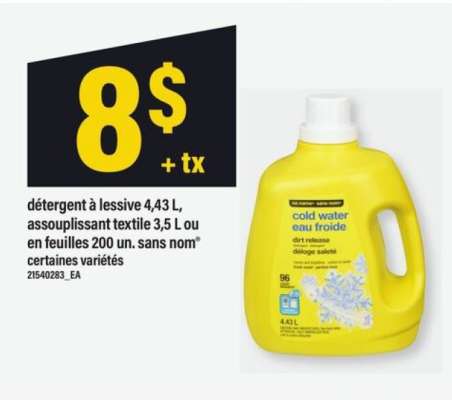 Détergent à lessive
