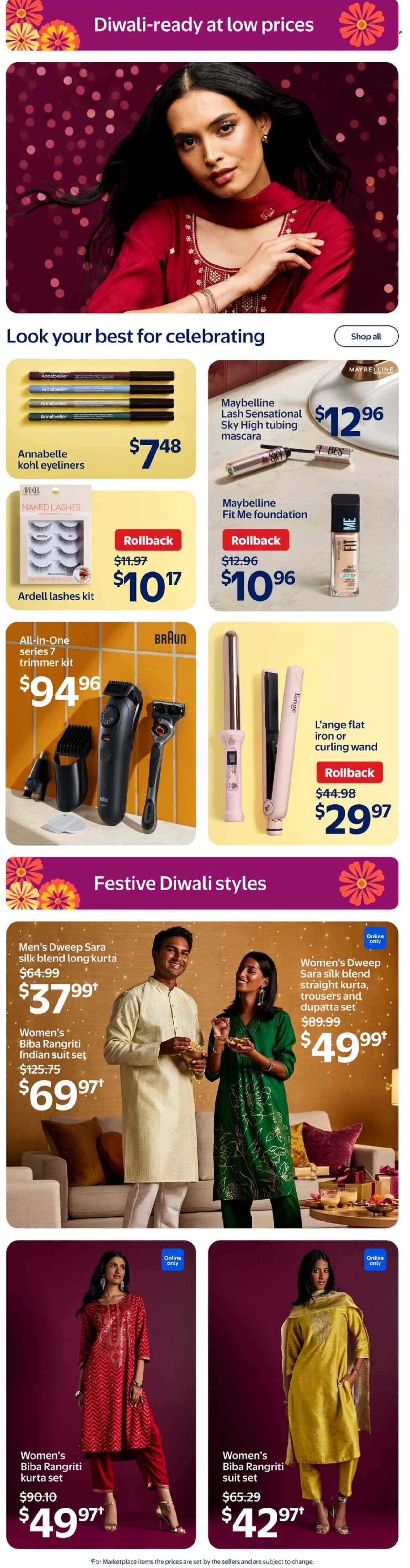 Circulaire Walmart  - 15 Octobre 2026 - 11 Novembre 2026. Page 4
