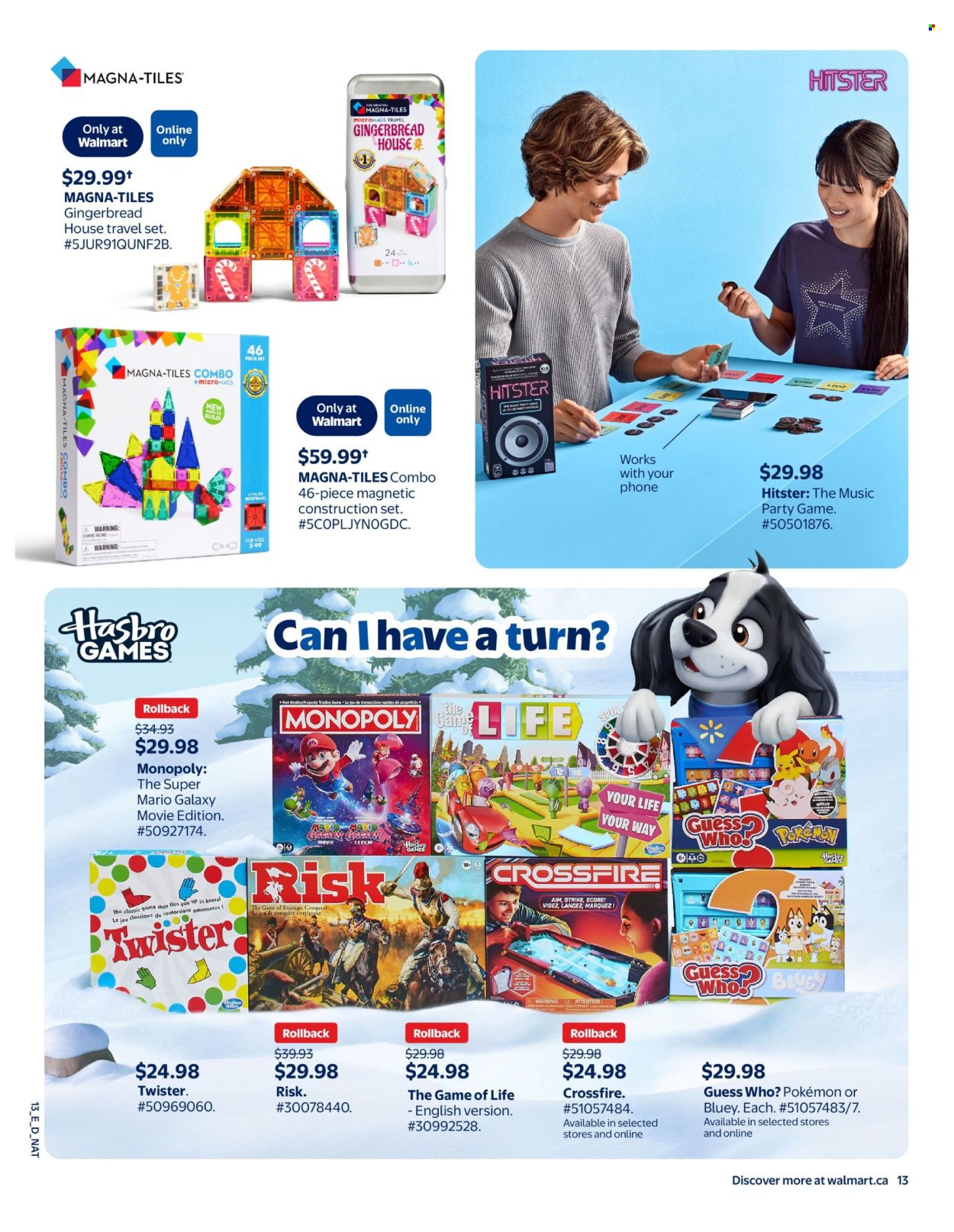 Circulaire Walmart  - 15 Octobre 2026 - 23 Décembre 2026. Page 17