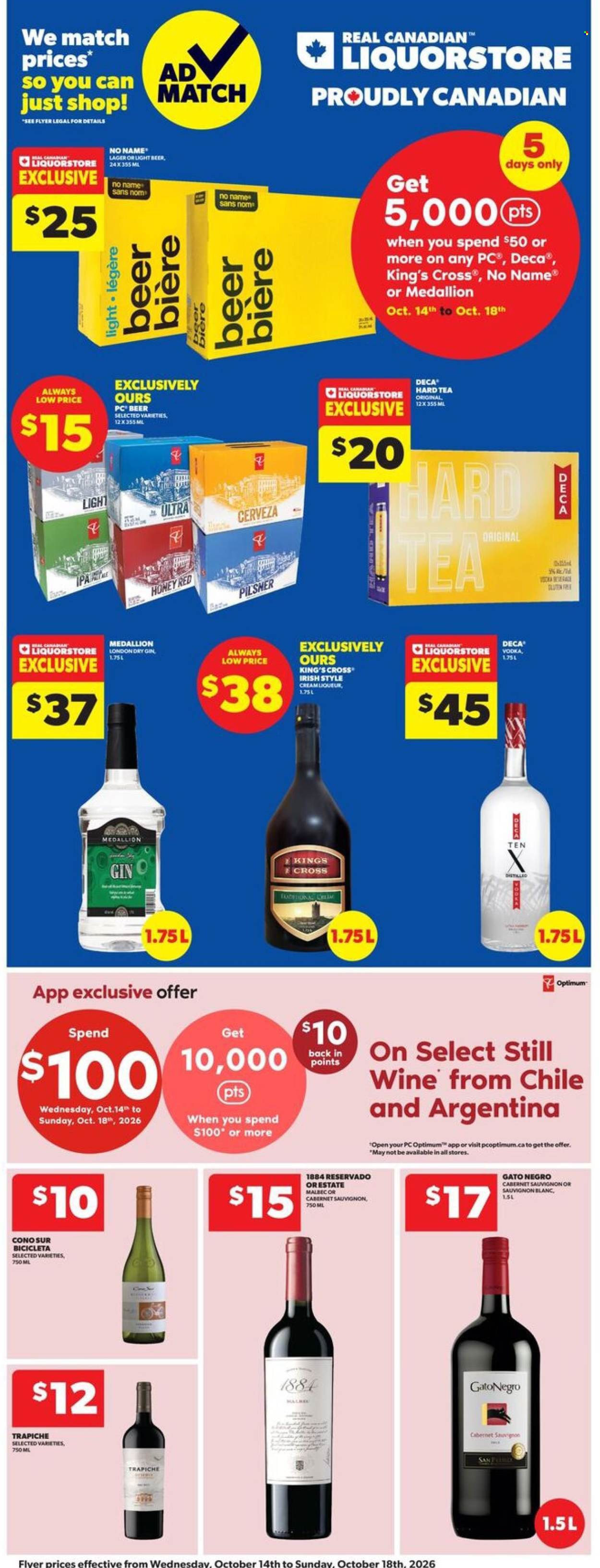 Circulaire Real Canadian Liquorstore  - 14 Octobre 2026 - 18 Octobre 2026. Page 1