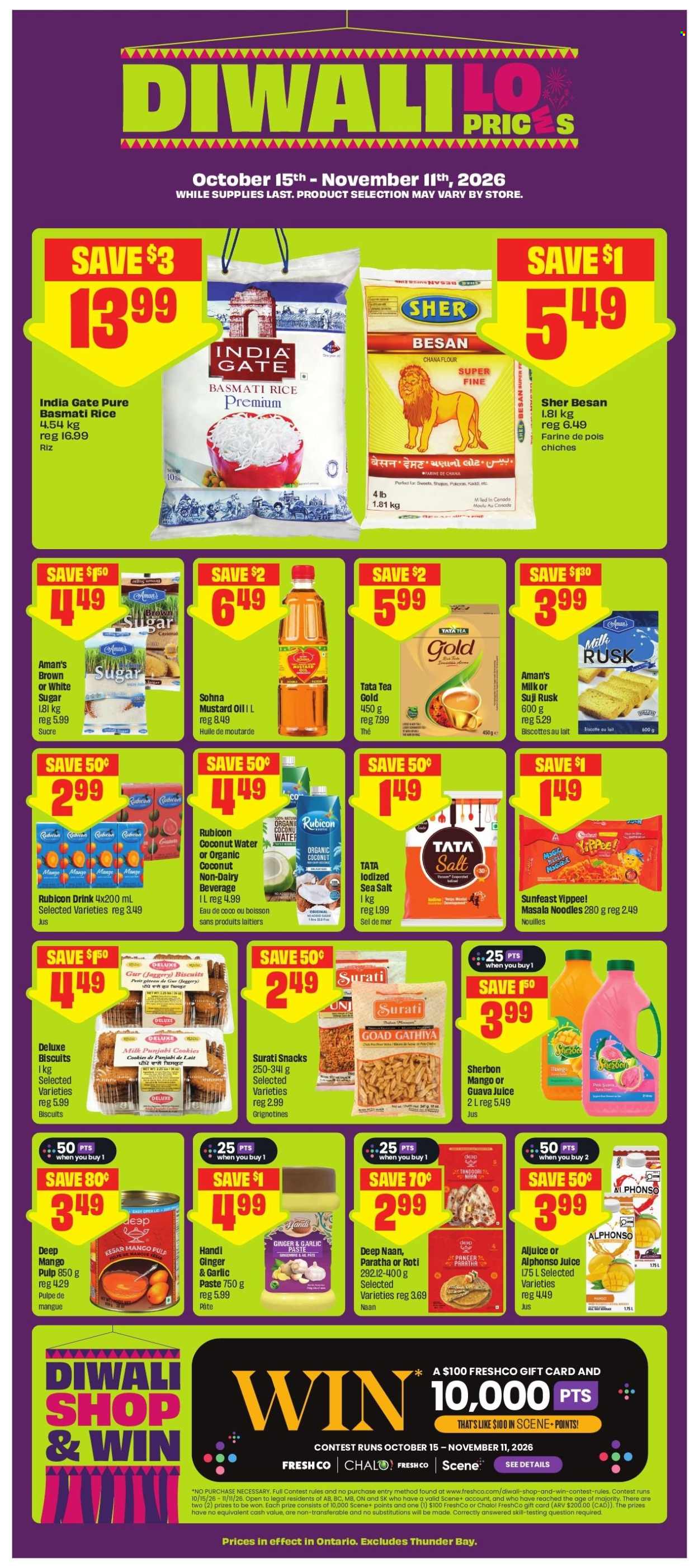 Circulaire FreshCo.  - 15 Octobre 2026 - 11 Novembre 2026. Page 2