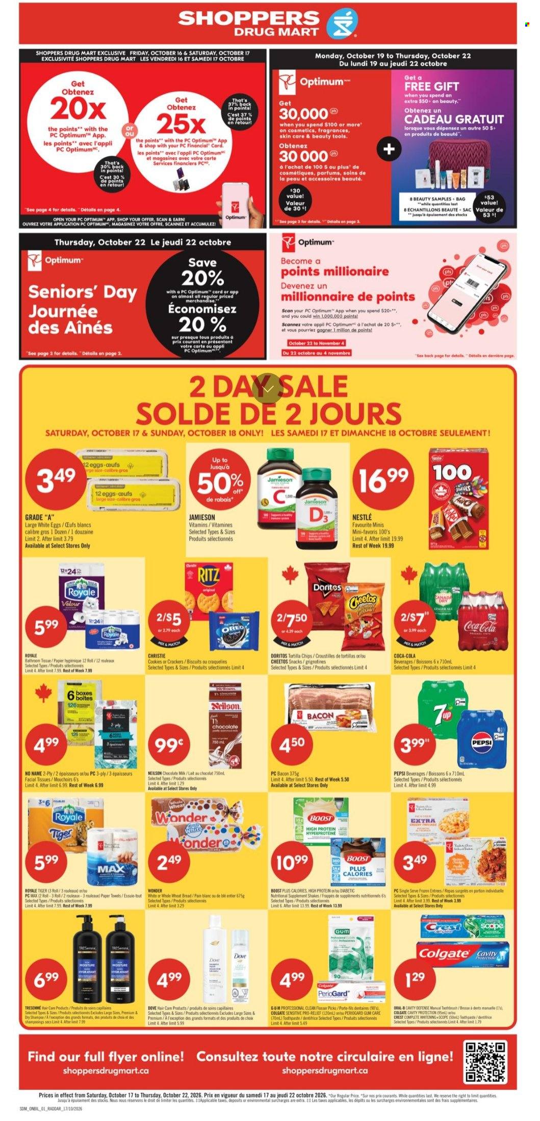Circulaire Shoppers Drug Mart  - 17 Octobre 2026 - 22 Octobre 2026. Page 1