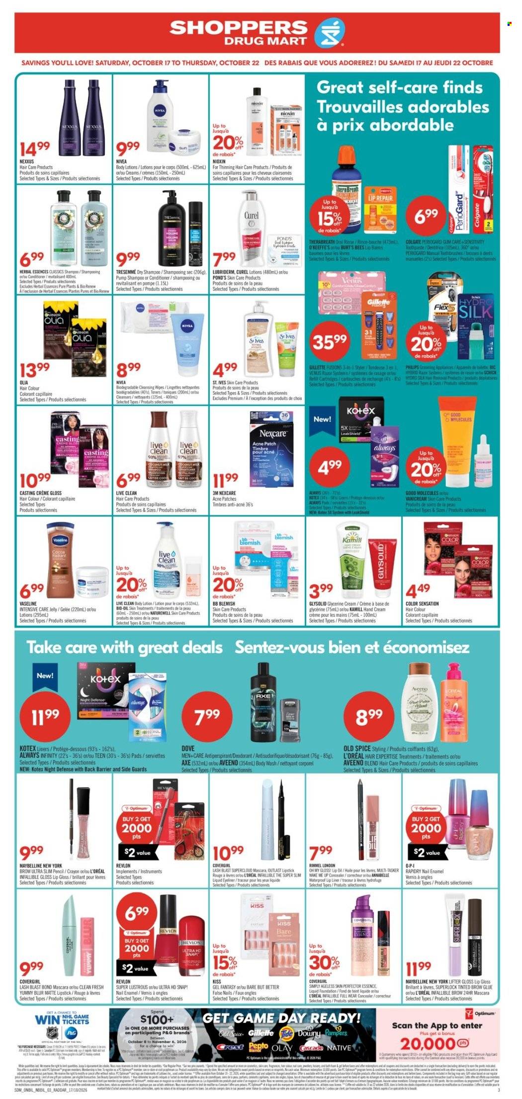 Circulaire Shoppers Drug Mart  - 17 Octobre 2026 - 22 Octobre 2026. Page 10